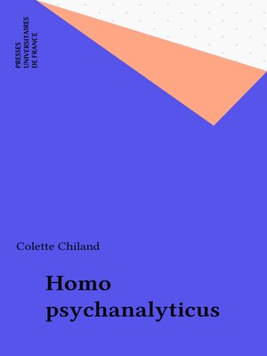 cover image of Homo psychanalyticus